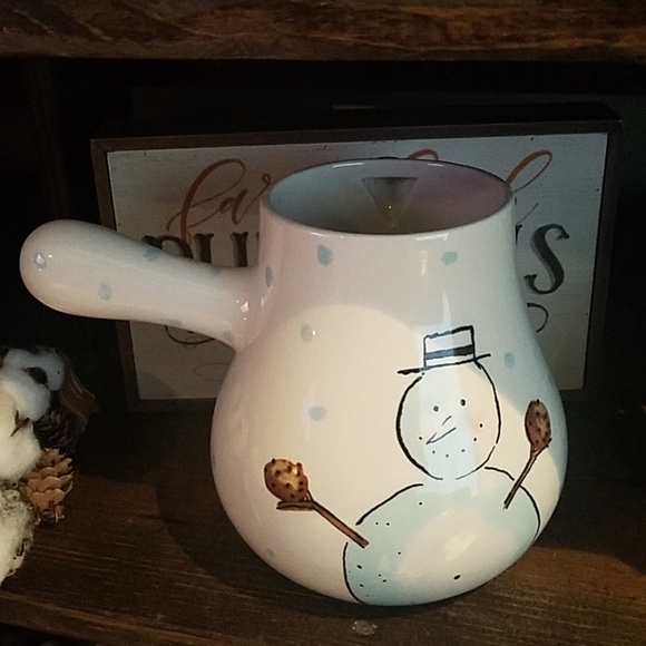 Other - Rae Dunn Snowman Cocoa Pot